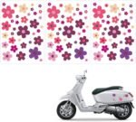 Bicycle Stickers, 105 Flowers Summer Purple Stickers Flowers, Waterproof  Sticker Outdoor for Bicycle, Laptop, Car, Motorcycle, Mobile Phone Notebook (Pack of 3)