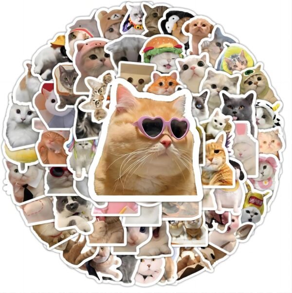 Cat Sticker Dog Sticker Set 200 Pieces Waterproof Vinyl Stickers for Laptop, Skateboard, Phone, Notebook