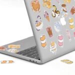 Mertak - 17 PCS - Sticker Pack for Laptop Snakes for Notebook Cute for Luggage Set for Water Bottle for Kids Ball Python Kawaii Vinyl for Scrapbooking Food Waterproof Pie Decals for Planner