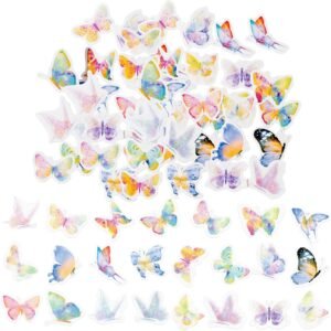 46pcs Stickers for Scrapbooking Small Scrapbook Sticker Set, Journaling Bullet Junk Journal Supplies, Planner, Kid  Art Crafts, Laptop, Suitcase (Style 3)
