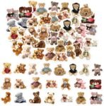 46pcs Stickers for Scrapbooking Small Scrapbook Sticker Set, Journaling Bullet Junk Journal Supplies, Planner, Kid  Art Crafts, Laptop, Suitcase (Little Bear)