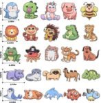 Stickers for Kids, 100Pcs Cute Animal Stickers, Waterproof Vinyl Stickers, Realistic Animals Decals for Water Bottle, Journaling, Laptop, Suitcase, Kawaii  Stickers for Teens Boys Girls Adults
