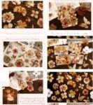 60PCS Dry Leafy Flower Scrapbook Stickers Kit Vintage Flowers  Transparent Waterproof Stickers Set for Junk Journal Journaling Water Bottles Phone Laptop Decals Pack for Teens Girls Kids Adults