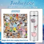 Stickers Animals for Children, Pack of 100 Waterproof Vinyl Sticker Set, Funny Stickers for Laptop, Mobile Phone, Notebooks and More, Gift Idea for Children
