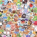 Stickers for Kids, 100Pcs Cute Animal Stickers, Waterproof Vinyl Stickers, Realistic Animals Decals for Water Bottle, Journaling, Laptop, Suitcase, Kawaii  Stickers for Teens Boys Girls Adults
